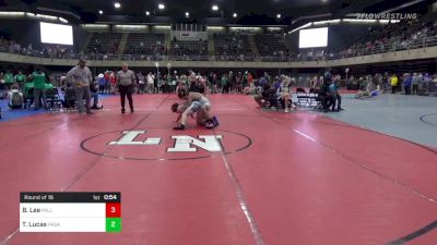 160 lbs Round Of 16 - Benjamin Lee, Millsboro vs Troy Lucas, Pasadena