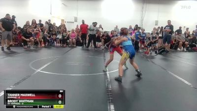 88 lbs Round 3 (6 Team) - Brody Whitman, NY Hammers vs Tanner Maxwell, Rampage