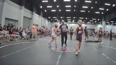 76 lbs Round 3 (8 Team) - Garrett Raley, Backyard Brawlers Gold vs Jace Korb, Rising Kingz
