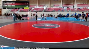 125 lbs Quarterfinal - Grayson Lopez, North Carolina vs Dylan Leonard, Tech Fall Wrestling Club