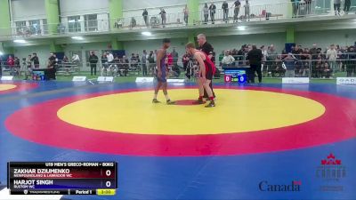 80kg Champ. Round 1 - Zakhar Dziumenko, Newfoundland & Labrador WC vs Harjot Singh, Rustom WC