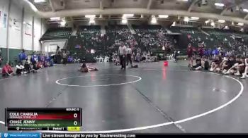84 lbs Round 5 (6 Team) - Cole Caniglia, Nebraska Titans vs Chase Jenny, Columbus Wrestling Organization