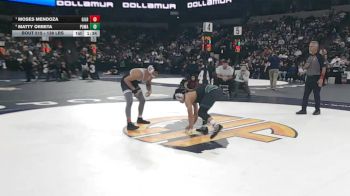 138 lbs Semifinal - Moses Mendoza, Gilroy (CC) vs Matty Orbeta, Poway (SD)