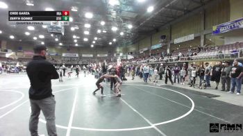 77 lbs Quarterfinal - Cree Garza, Inland Northwest Training Center vs Zeryn Gomez, Steel City Reloaded WC