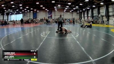 60 lbs Rd# 9- 2:15pm Saturday Final Pool - Jace Liera, Rough House vs Darek Diaz, Untouchables