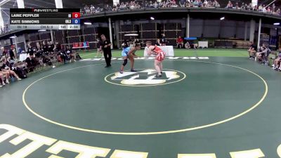 170 lbs Laine Peppler, Indiana vs Kate Simmons, Ohio Scarlet