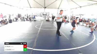 100 lbs Rr Rnd 1 - Vincent Grover Glynn, Thunder WC vs Jett Corella, Granite WC