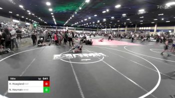 78 lbs Consi Of 8 #1 - Hunter Hoagland, Mat Sense vs Nicholai Hayman, Hemet Youth WC