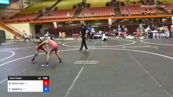65 kg Semifinal - Branko Navarrete, Try Elite vs Kayden Egeberg, Mat Pac