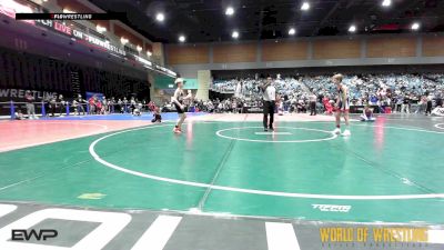 90 lbs Consi Of 8 #2 - Chrstopher Stsiapanau, Roundtree Wrestling Academy vs Weston Shamhart, Klamath Basin Warriors