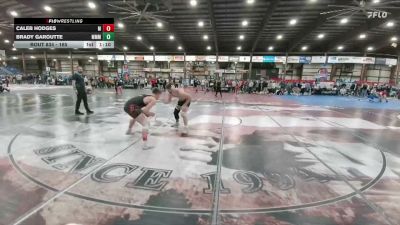 165 lbs Champ. Round 1 - Caleb Hodges, M vs Brady Garoutte, Moorcroft Mat Masters
