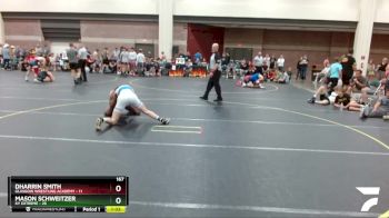 167 lbs Round 1 (6 Team) - Dharrin Smith, Glasgow Wrestling Academy vs Mason Schweitzer, KY Extreme