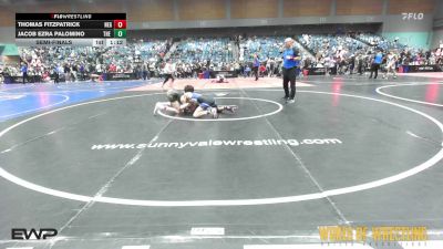 105 lbs Semifinal - Thomas Fitzpatrick, New England Gold vs Jacob Ezra Palomino, The Snake Pit Wrestling