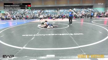 105 lbs Semifinal - Thomas Fitzpatrick, New England Gold vs Jacob Ezra Palomino, The Snake Pit Wrestling
