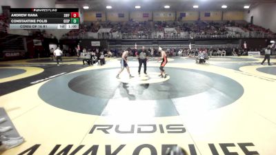175 lbs Consi Of 16 #1 - Andrew Rana, Suffield Academy vs Constantine Polis, Georgetown Prep