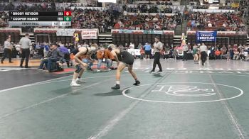 A - 150 lbs Semifinal - Cooper Hardy, Frenchtown vs Brody Keysor, Sidney / Fairview