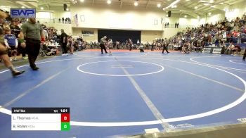 Semifinal - Luke Thomas, Mcalester Youth Wrestling vs Bane Rolan, Mcalester Youth Wrestling