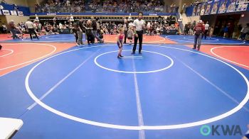 52 lbs Round Of 16 - Aubrey Snyder, Dark Cloud Wrestling Club vs Silas Pazurek, Jenks Trojan Wrestling Club