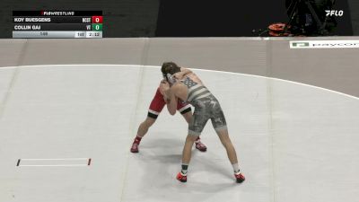 149 lbs 2nd Wrestleback (16 Team) - Collin Gaj, Virginia Tech vs Koy Buesgens, NC State
