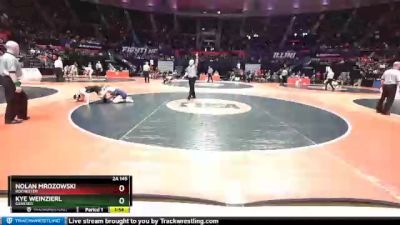 2A 145 lbs Cons. Round 1 - Kye Weinzierl, Geneseo vs Nolan Mrozowski, Rochester