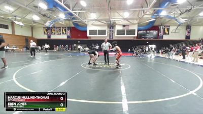 133 lbs Cons. Round 2 - Eben Jones, Sierra College vs Marcus Mullins-thomas, Skyline College