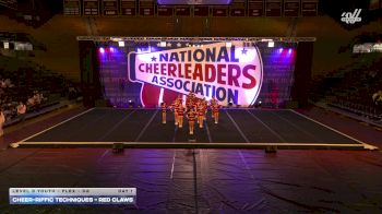 Cheer-riffic Techniques - Red Claws [2026 L3 Youth - Flex - D2 Day 1] 2026 NCA San Marcos Classic