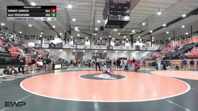 117 lbs Consi Of 16 #2 - Kensly Arnold, Oologah vs Ally Pitchford, Tecumseh HS Girls