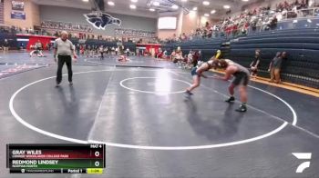 215 lbs Quarterfinal - Redmond Lindsey, Norman North vs Gray Wiles, Conroe Woodlands College Park