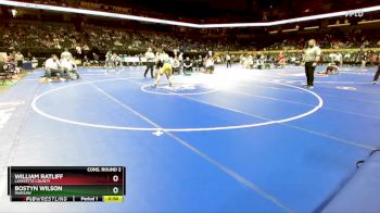 157 Class 1 lbs Cons. Round 2 - William Ratliff, Lafayette County vs Bostyn Wilson, Warsaw