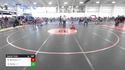 91 lbs Quarterfinal - Beau Barrows, Mawa vs Drew Reilly, Smitty's Wrestling Barn