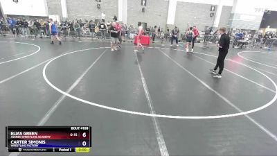 165 lbs Quarterfinal - Elias Green, Askren Wrestling Academy vs Carter Simonis, Wrestling Factory