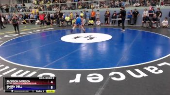 144 lbs Cons. Round 3 - Jackson Iverson, Bethel Freestyle Wrestling Club vs Emery Dell, Alaska