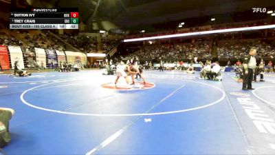 190 Class 4 lbs Cons. Semi - Trey Craig, Christian Brothers College vs Sutton Ivy, Kirkwood