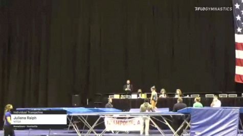 Juliana Ralph - Individual Trampoline, MTGA - 2021 USA Gymnastics Championships