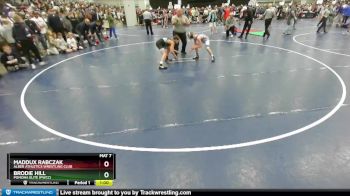 92 lbs Semifinal - Brodie Hill, Pomona Elite (PWCC) vs Maddux Rabczak, Alber Athletics Wrestling Club