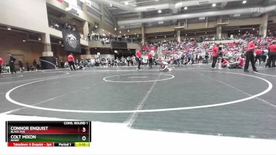 76 lbs Cons. Round 1 - Colt Mixon, Derby vs Connor Enquist, Black Fox