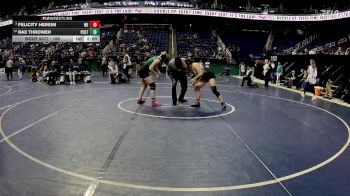 165 lbs Champ. Round 1 - Felicity Hereim, West Stanly vs Rae Thrower, Pinecrest