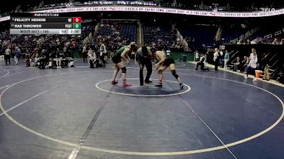 165 lbs Champ. Round 1 - Felicity Hereim, West Stanly vs Rae Thrower, Pinecrest