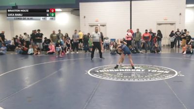 65 lbs Consi Of 16 #1 - Braxton Holtz, OH vs Luca Babli, NJ