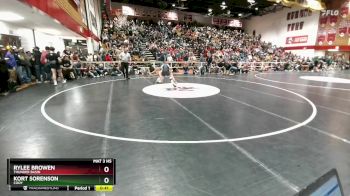 126 lbs Cons. Round 3 - Kort Sorenson, Cody vs Rylee Browen, Thunder Basin