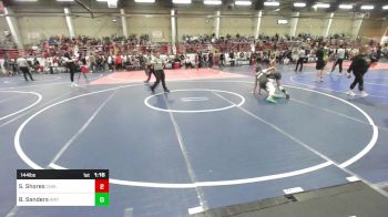144 lbs Round Of 16 - Stryker Shores, Chain WC vs Bryce Sanders, Kirtland