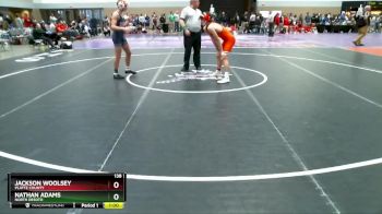 138 lbs Cons. Round 1 - Nathan Adams, North DeSoto vs Jackson Woolsey, Platte County
