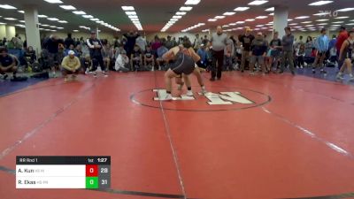 285 lbs Rr Rnd 1 - Ayden Kun, Mat Factory HS vs Ryder Ekas, Kiski Pride HS