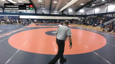 133 lbs Cons. Semi - Tyler Ratledge, Messiah vs Makhare Rogers, Brockport