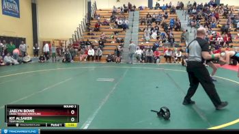 135 lbs Round 2 - Kit Alsaker, Team Nazar vs Jaelyn Bowe, Crass Trained Wrestling