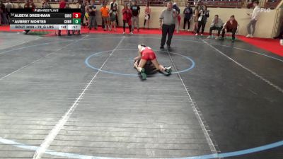 78_G lbs Semifinal - Aleeya Dreshman, Canon-McMillan vs Aubrey Montes, Cumberland Valley