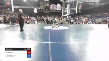 220 lbs Round Of 64 - Joel Simon, Michigan vs Landon Hartman, Pennsylvania