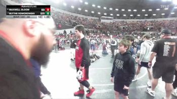 80 lbs Champ. Round 1 - Maxwell Bloom, Menomonie vs Blythe Komorowski, Beaver Dam Youth Wrestling
