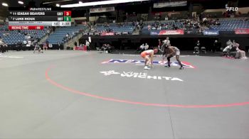 133 lbs Cons. Round 5 - 7 Luke Rioux, Indiana Tech vs 11 Izaeah Beavers, Campbellsville