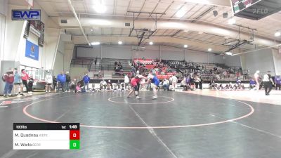 190 lbs 3rd Place - Max Quadnau, Kiefer High School vs Maddox Waits, Berryhill High School